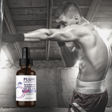 Boxer uses Ancestors Advanced Dit Da Jow for fist conditioning in training
