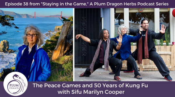 EP38 The Peace Games and 50 Years of Kung Fu With Sifu Marilyn Cooper