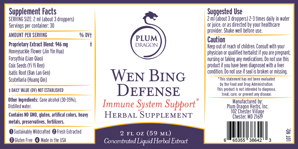 Wen Bing Defense (Immune System Support Formula)
