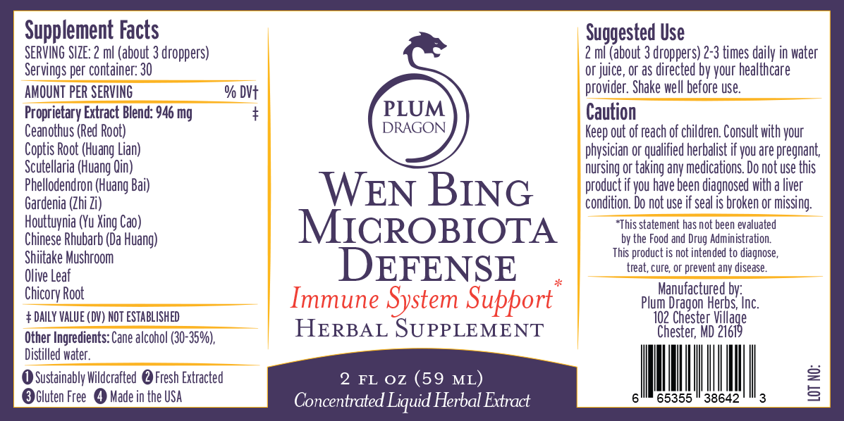 Wen Bing Microbiota Defense Liquid Extract (Immune System Support Formula)