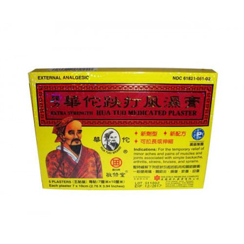 Hua Tuo Plaster (Extra Strength) - Natural Pain Relief - Plum Dragon Herbs